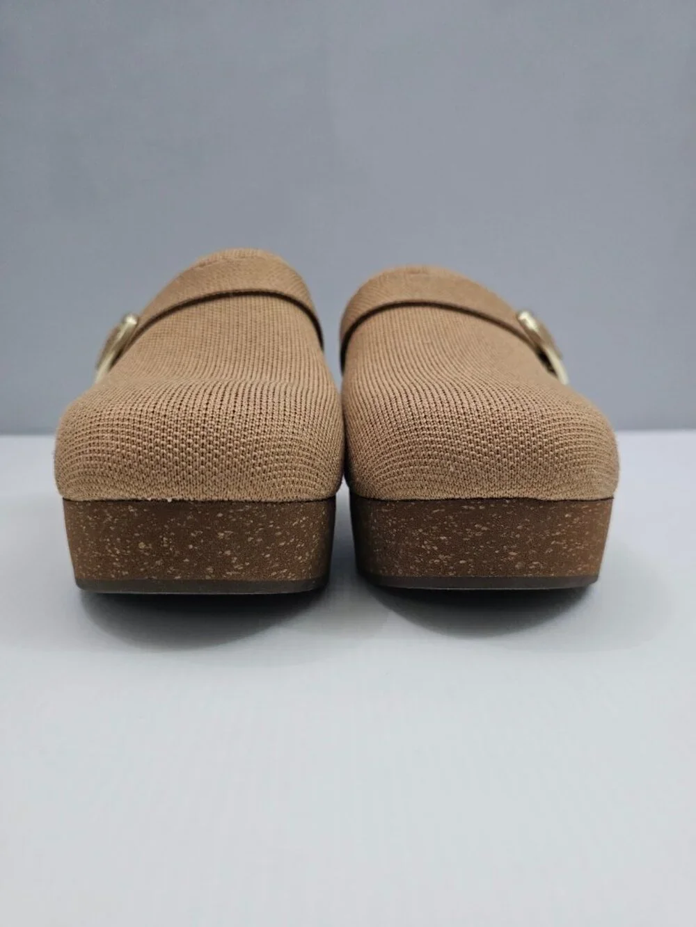 Rothy's The Classic Clog Platform Mule Womens 10 Butternut Knit Slip On Comfort - Picture 7 of 14